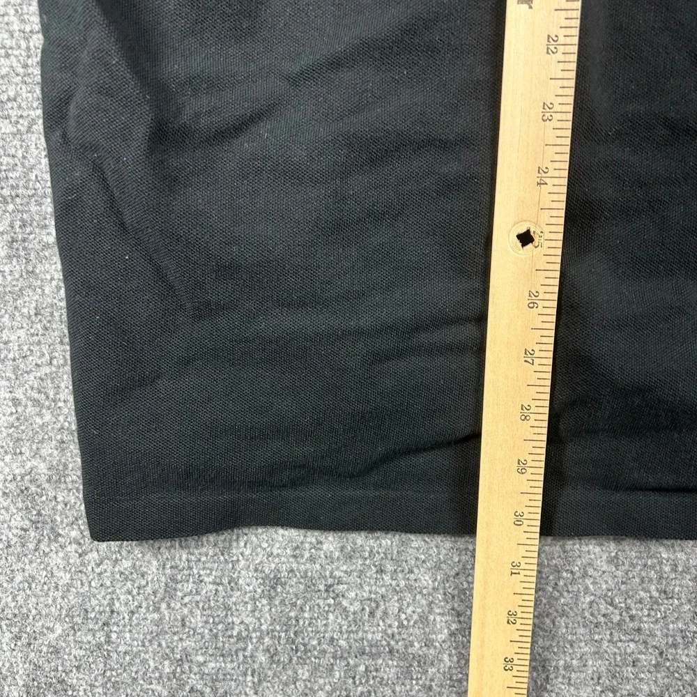 Polo Ralph Lauren Polo Shirt Mens XXL Black Custom Slim Fit‎ Red Pony Logo Short